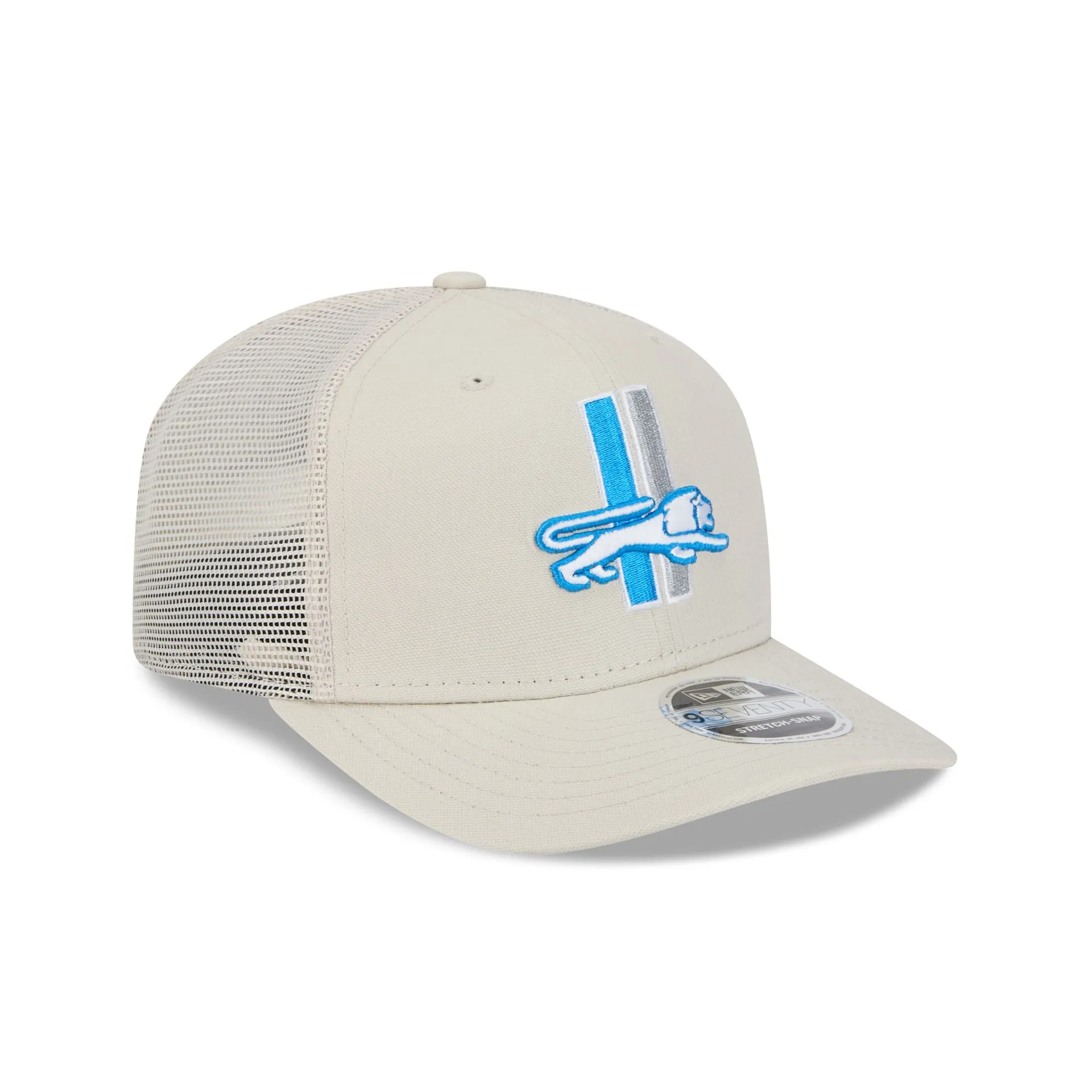 Detroit Lions Canvas 9SEVENTY Trucker Hat