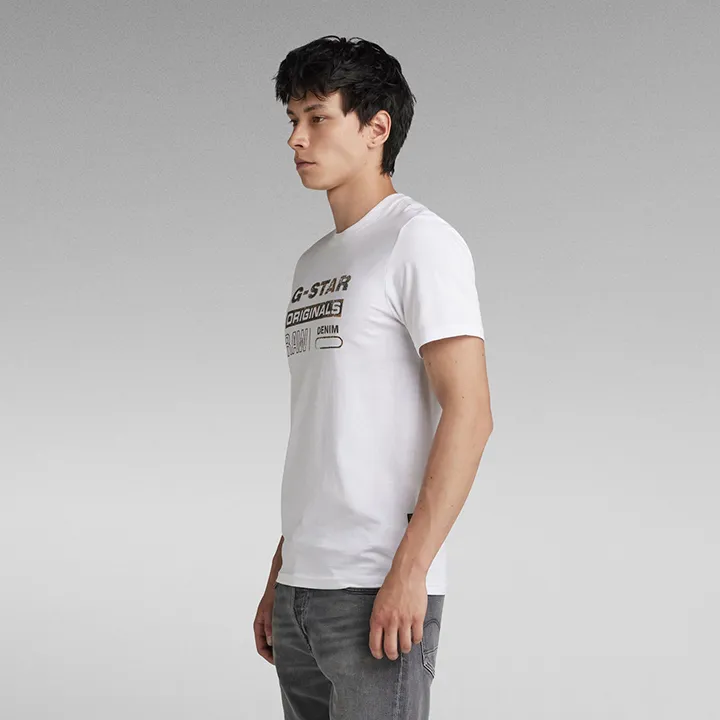 Distresses Originals Slim Tee (White) - GD24420336110