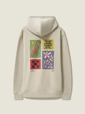 Ecru Ghana Campus Hooded Sweat