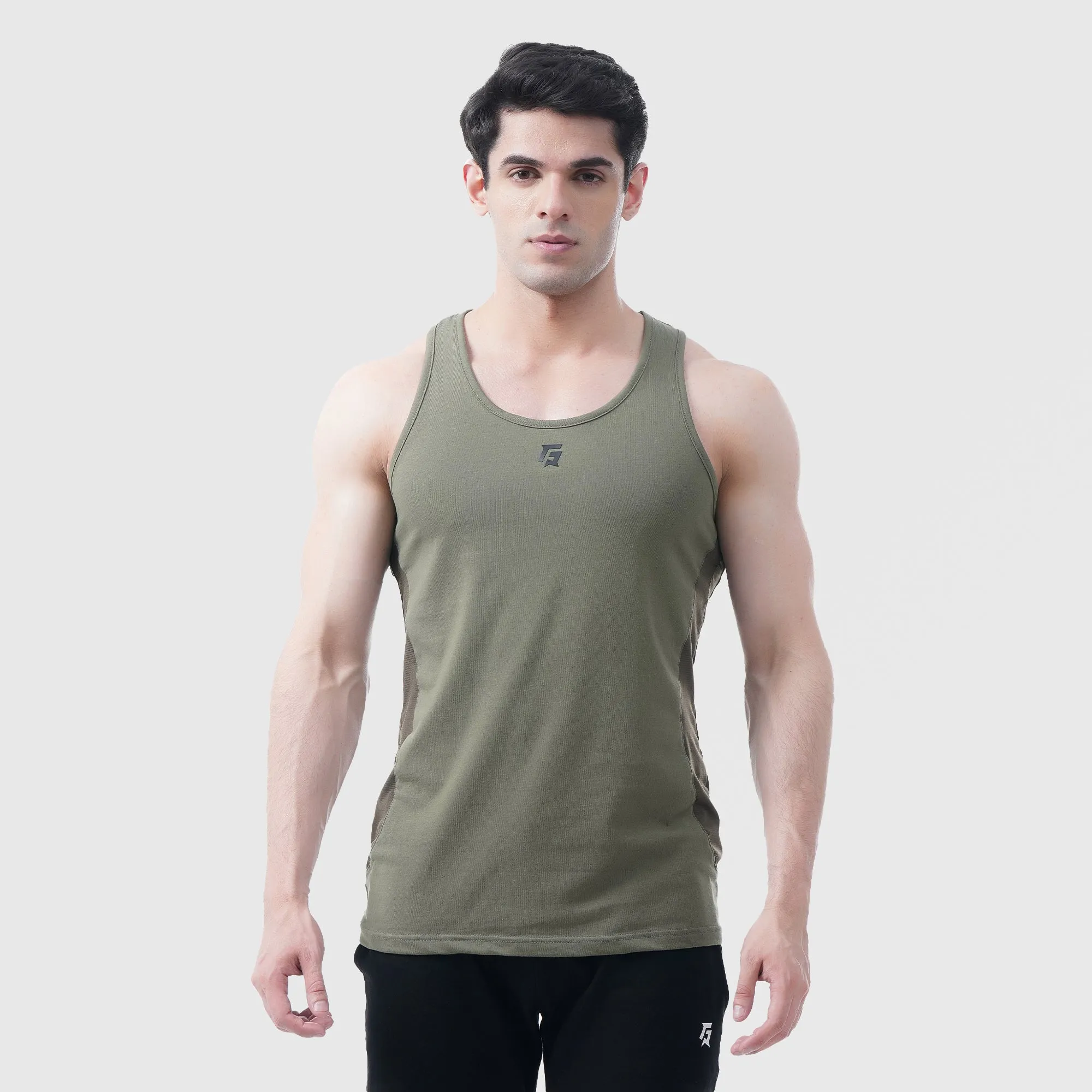 Energy Boost Tank (Olive)