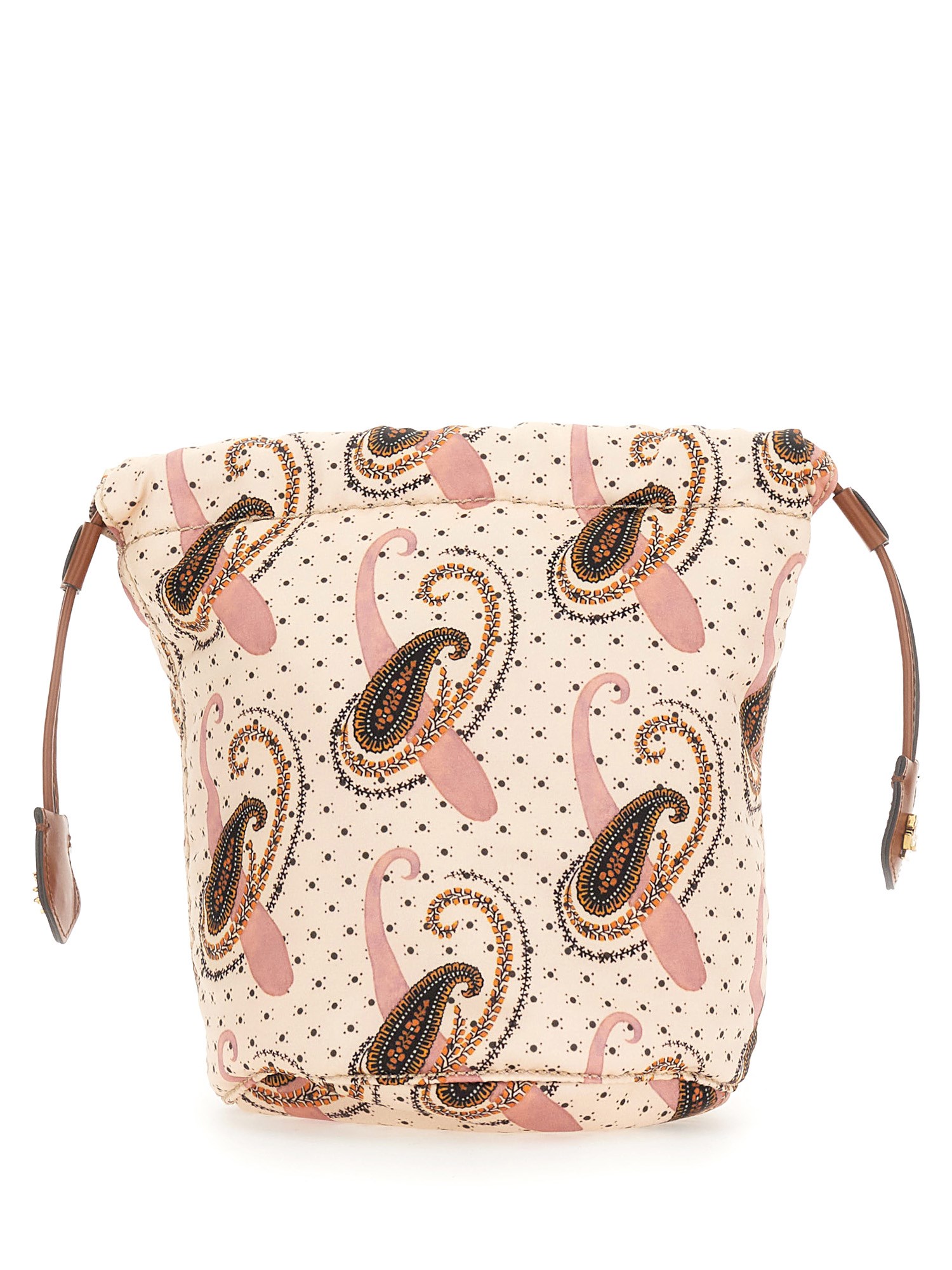 ETRO    PAISLEY AND POLKA DOT PATTERNED CANVAS POUCH