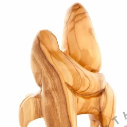 Flight into Egypt, Olive Wood Figurine 4.9