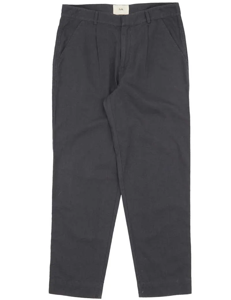 Folk Signal Pant Soft Black Canvas