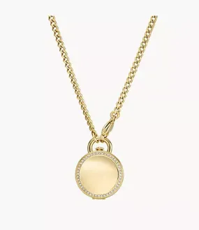 Fossil - Jacqueline Three-Hand Gold-Tone Watch Locket