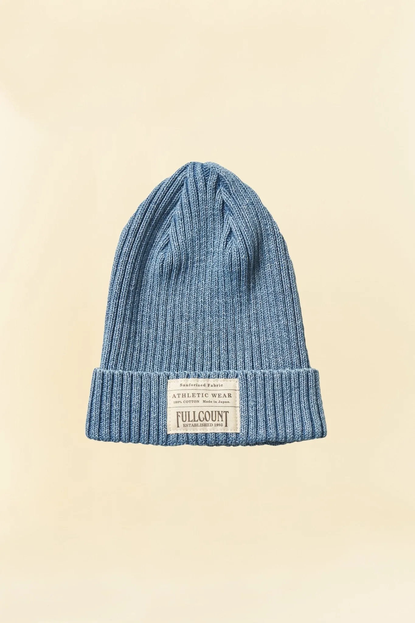 Fullcount Ribbed Watch Cap - Faded Indigo