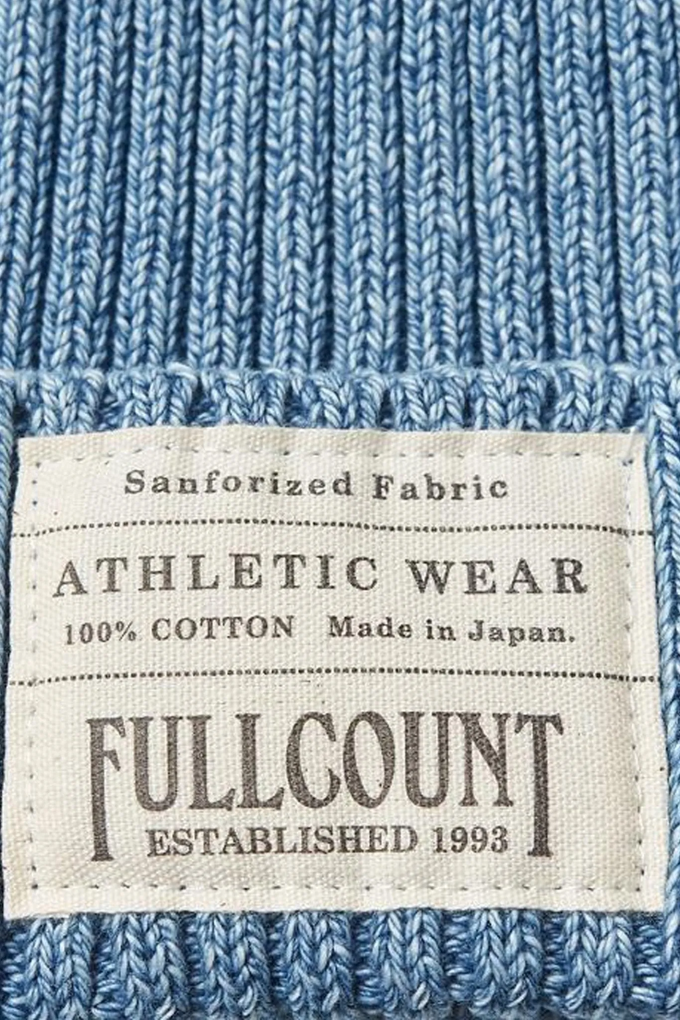 Fullcount Ribbed Watch Cap - Faded Indigo