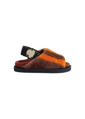 Fur Sandle - Orange