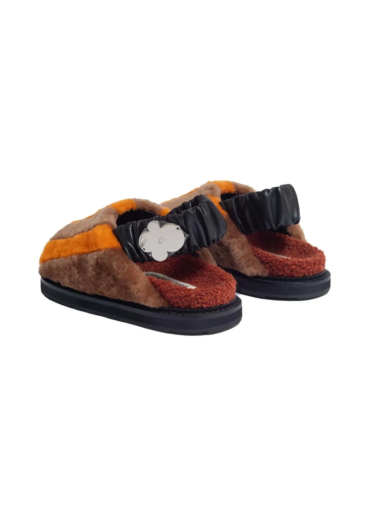 Fur Sandle - Orange