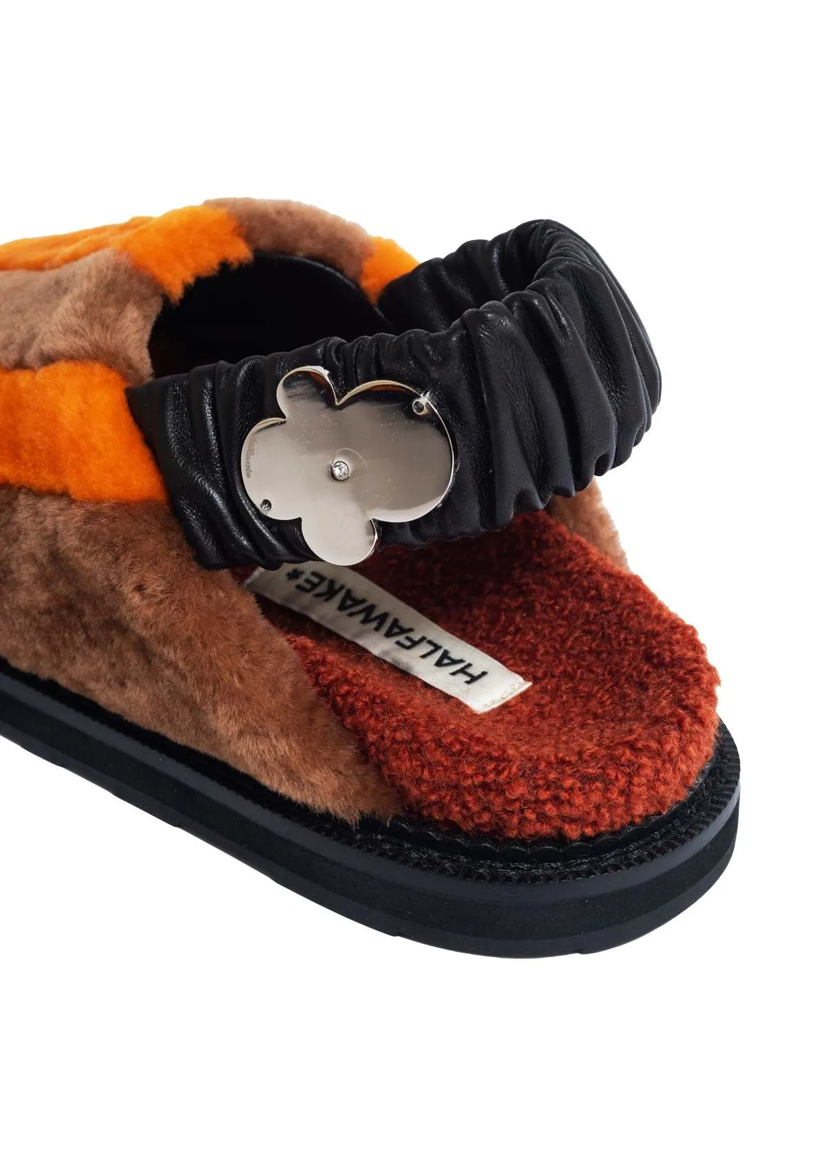 Fur Sandle - Orange