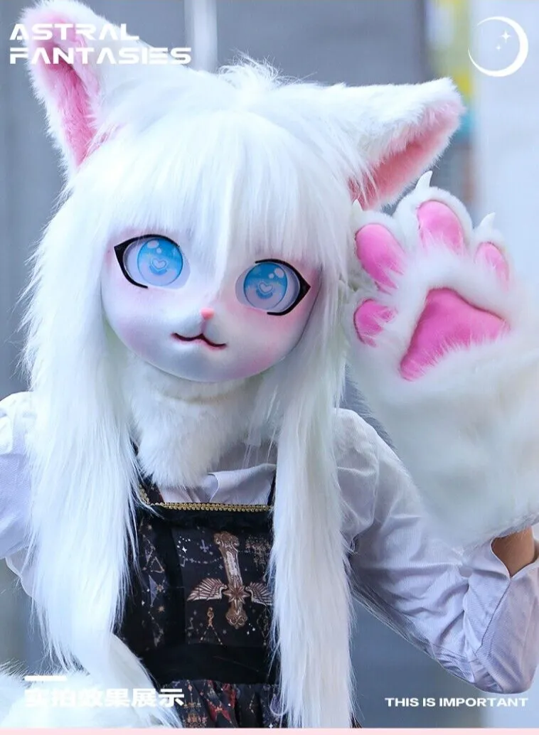 Furry Kigurumi Anime Cosplay Pre-Design Kigurumi Animal Headpiece Lolita Costume