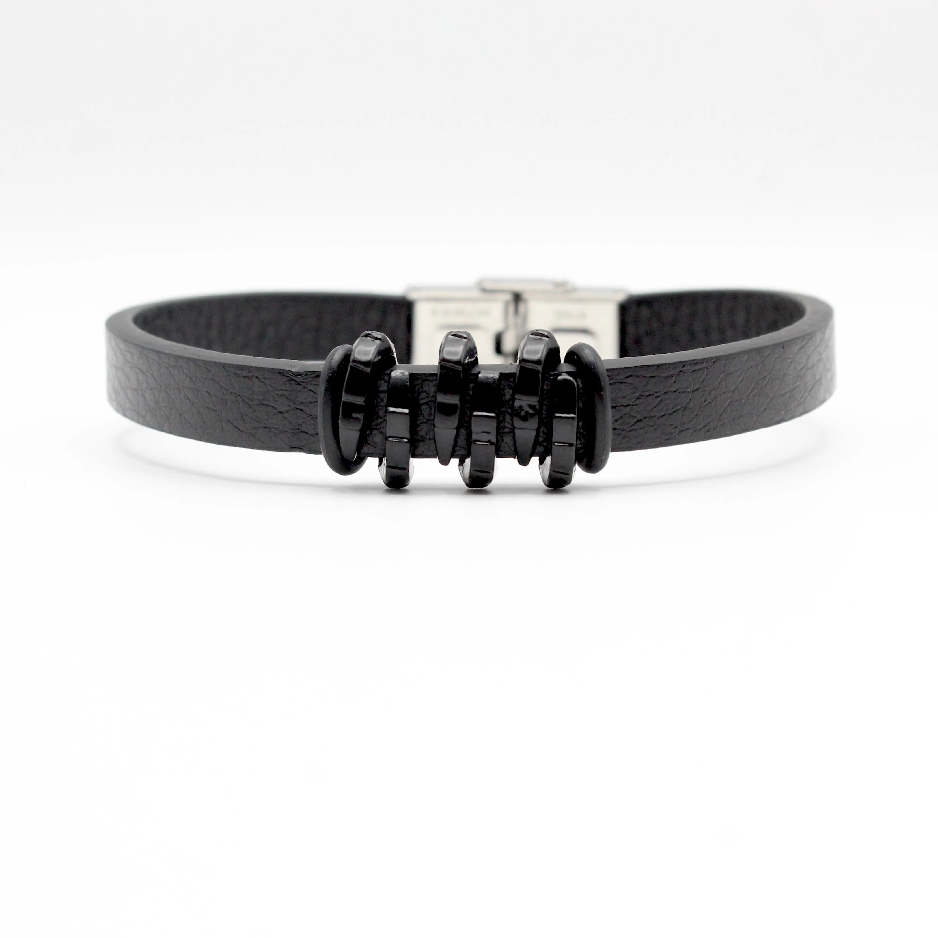 Ghost Teeth Premium Leather Bracelet