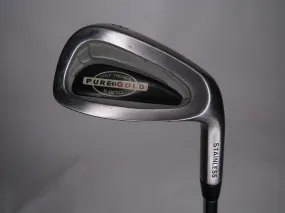 Golf Trends Pure Gold #8 Iron Regular Flex Steel Shaft Men's Right Hand