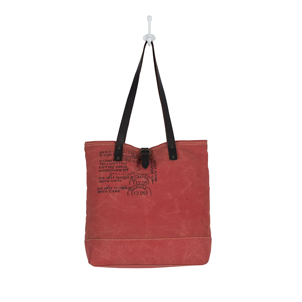 Graded Cotton Woven Canvas Tote Bag