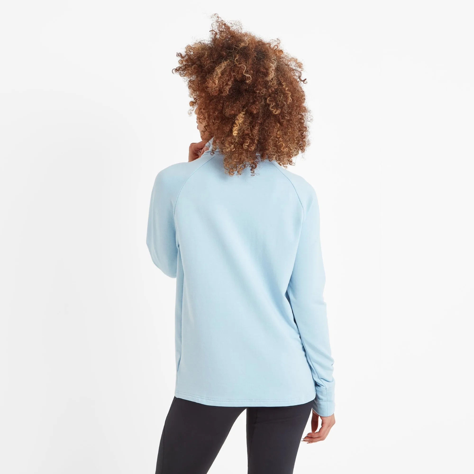 Hemming Long Sleeve Sports Top Womens - Ice Blue