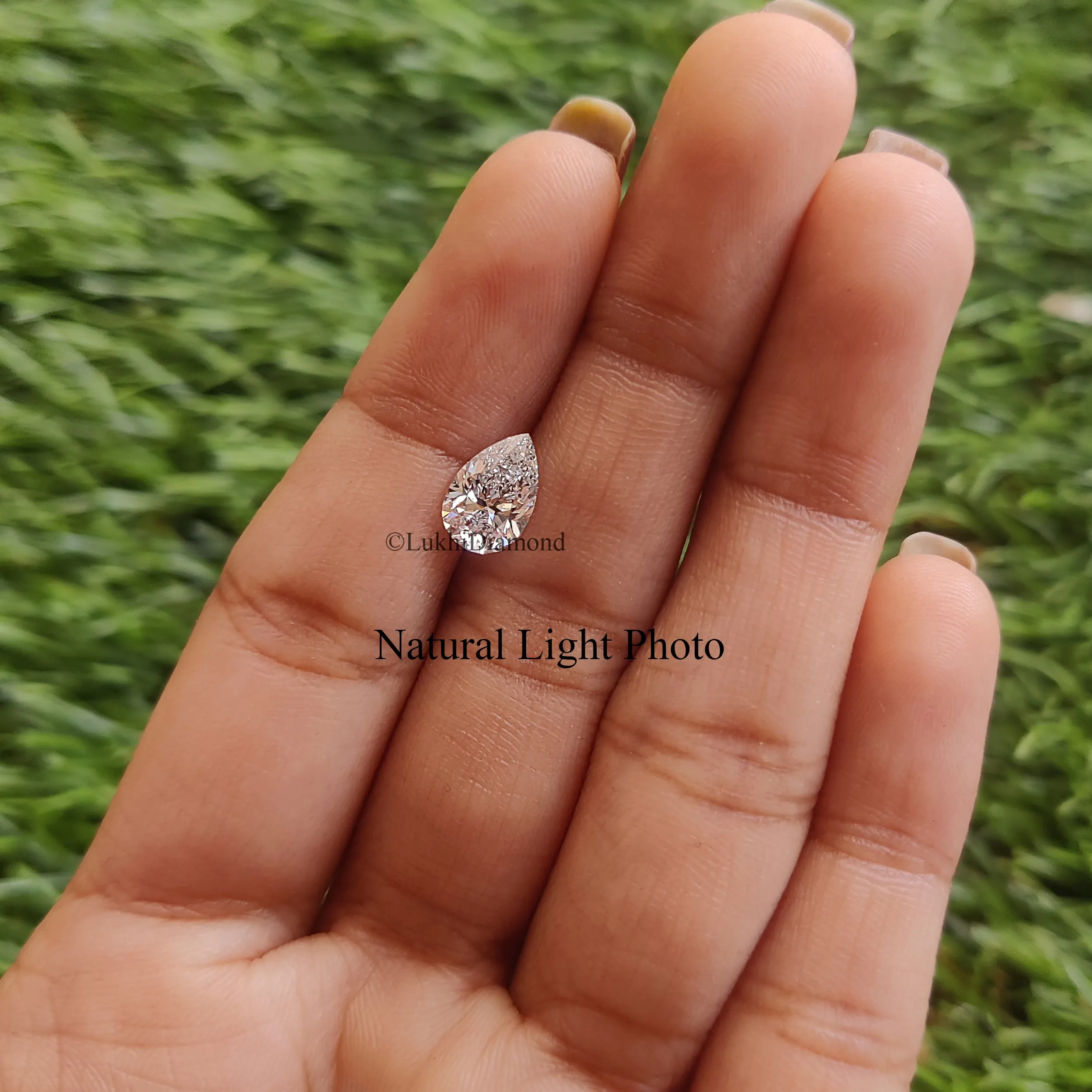 IGI Certified 1 Ct, 1.5 Ct, 2 Ct, 2.5 Ct, 3 Ct Pear Brilliant Cut Lab Grown Diamond Lab Created Loose Diamond for Engagement Rin