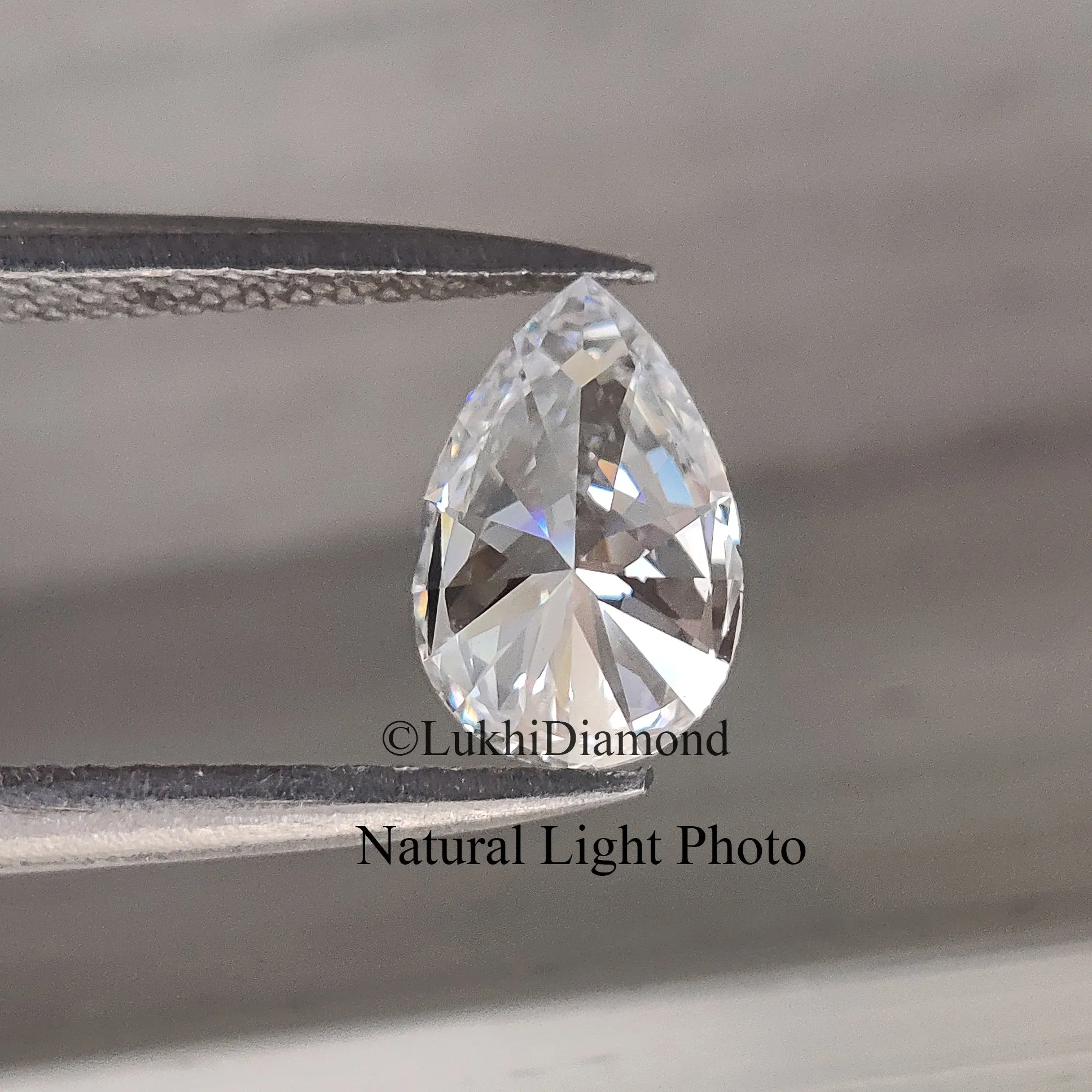 IGI Certified 1 Ct, 1.5 Ct, 2 Ct, 2.5 Ct, 3 Ct Pear Brilliant Cut Lab Grown Diamond Lab Created Loose Diamond for Engagement Rin