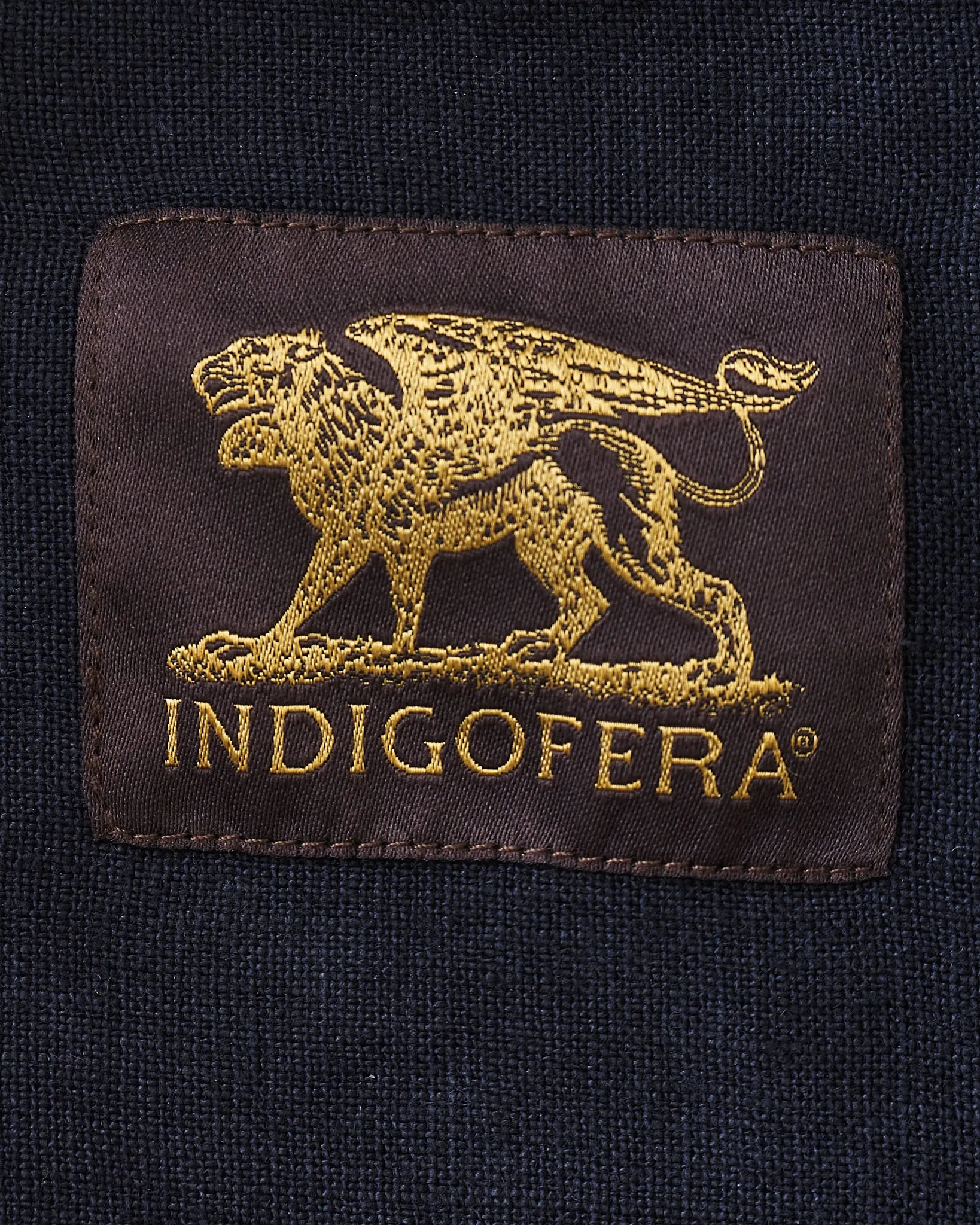 Indigofera Delray Shirt Linen Canvas Marshall Black