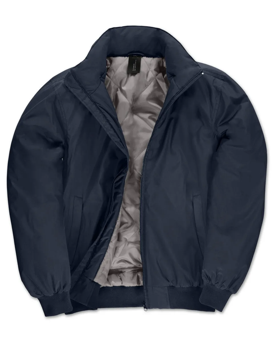 JM961 B&C Men's Crew Bomber Jacket