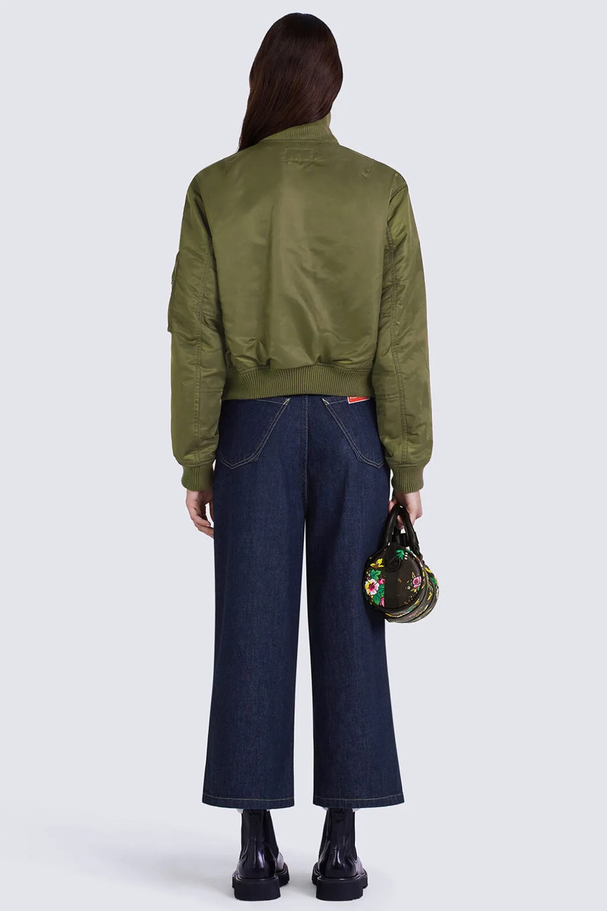 Kenzo Boke Flower Logolu Bomber Ceket