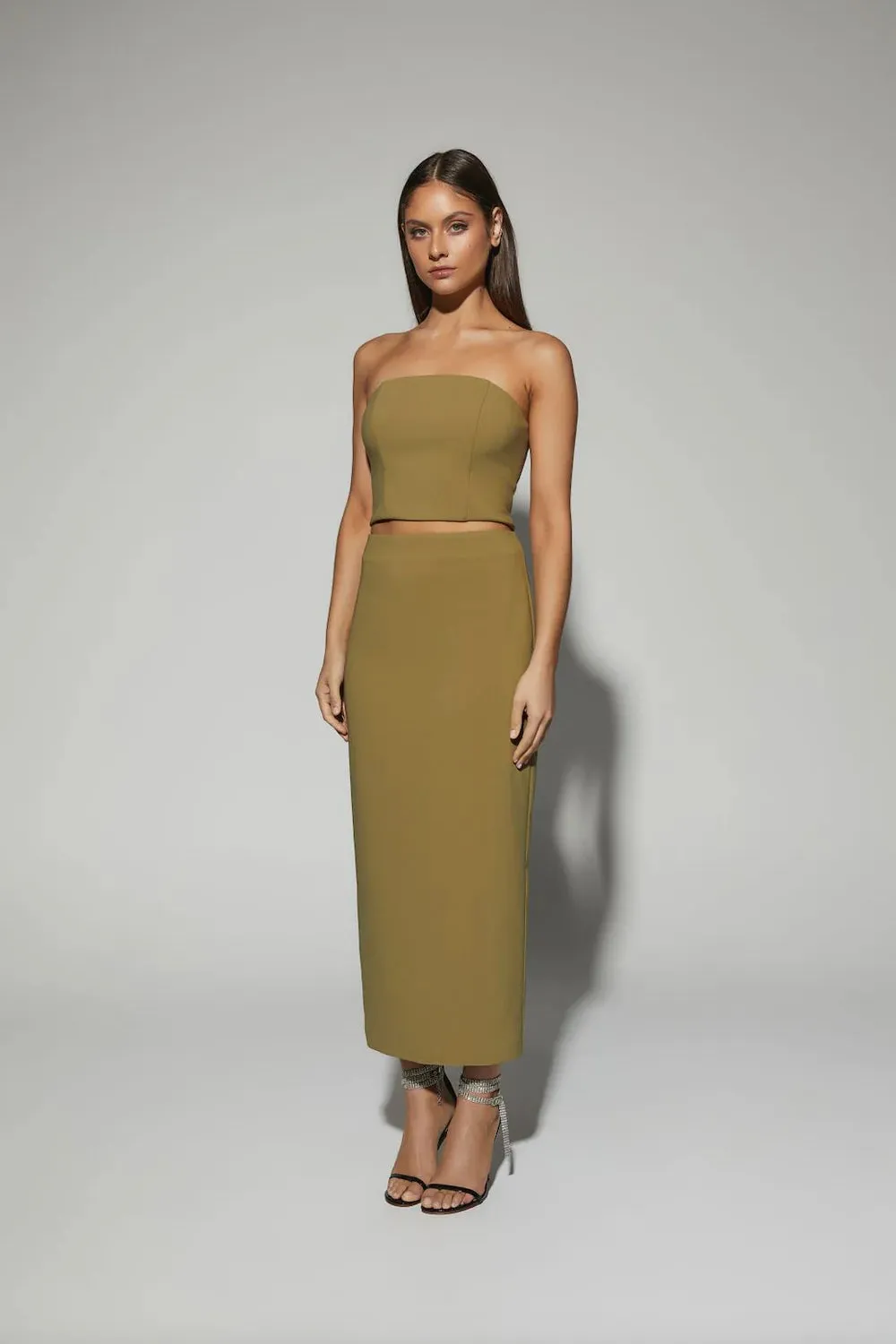 Kianna Adriana Skirt - Olive