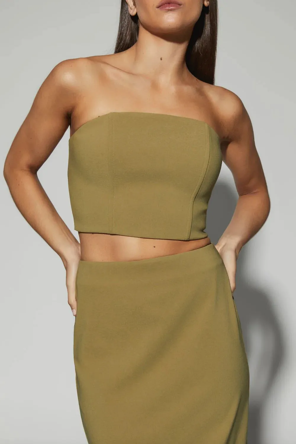 Kianna Adriana Skirt - Olive