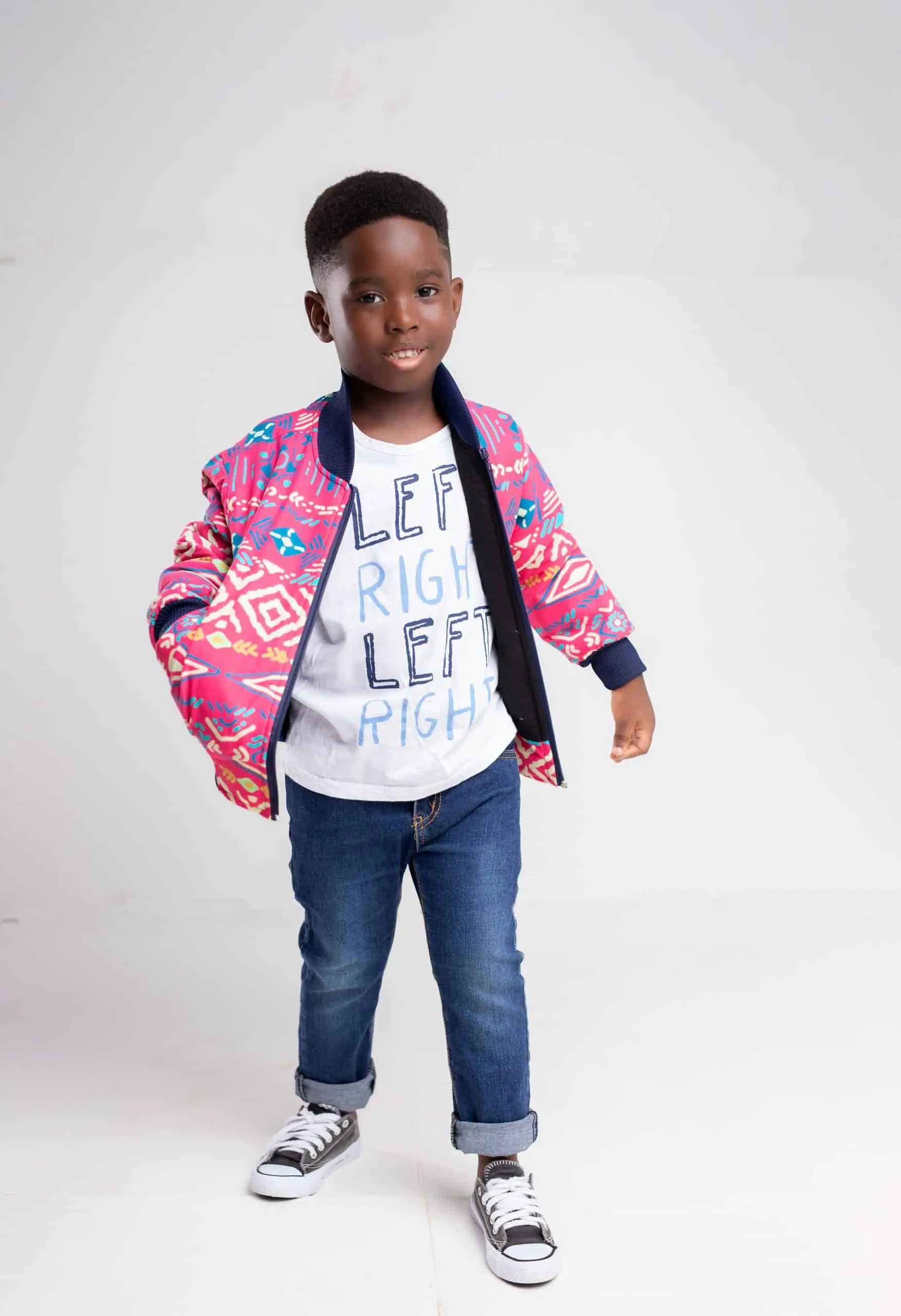 Kids Unisex Deka African Print Bomber Jacket - African Clothing Store | JT Aphrique