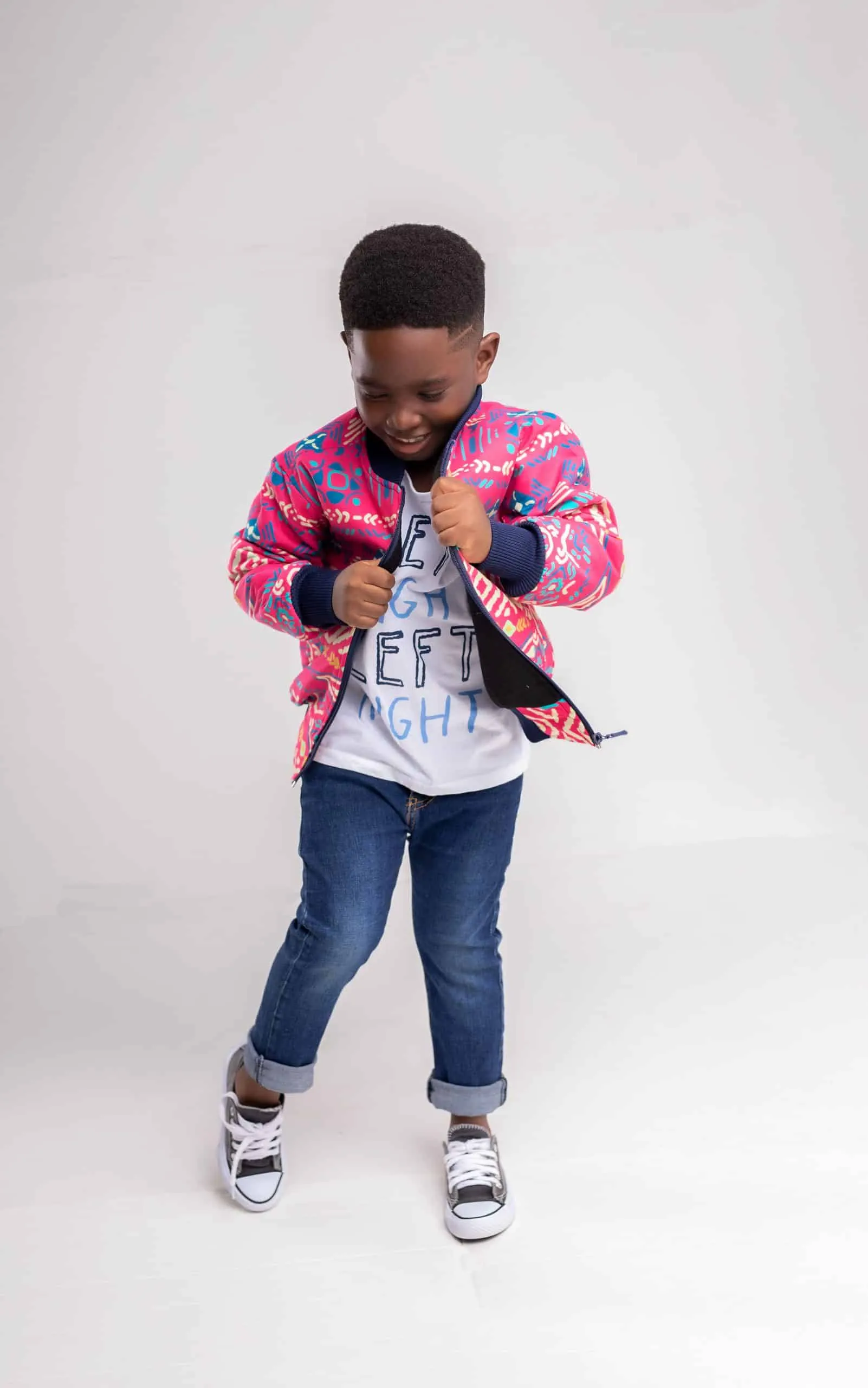 Kids Unisex Deka African Print Bomber Jacket - African Clothing Store | JT Aphrique