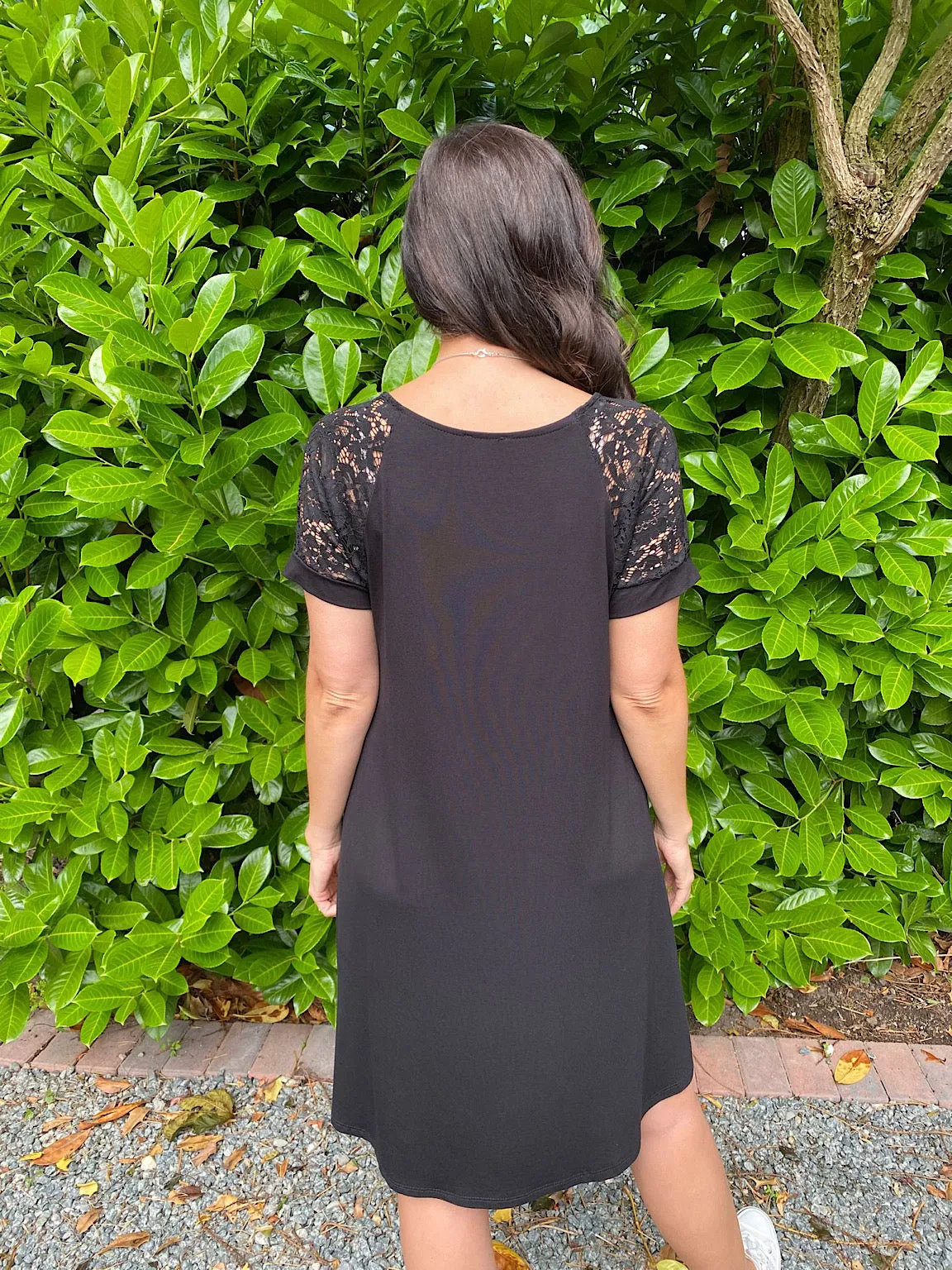 Lace Sleeve Dress Devon