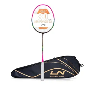 LI-NING AIR-FORCE 80 Lite Badminton Racquet (Dark Purple/Pink)