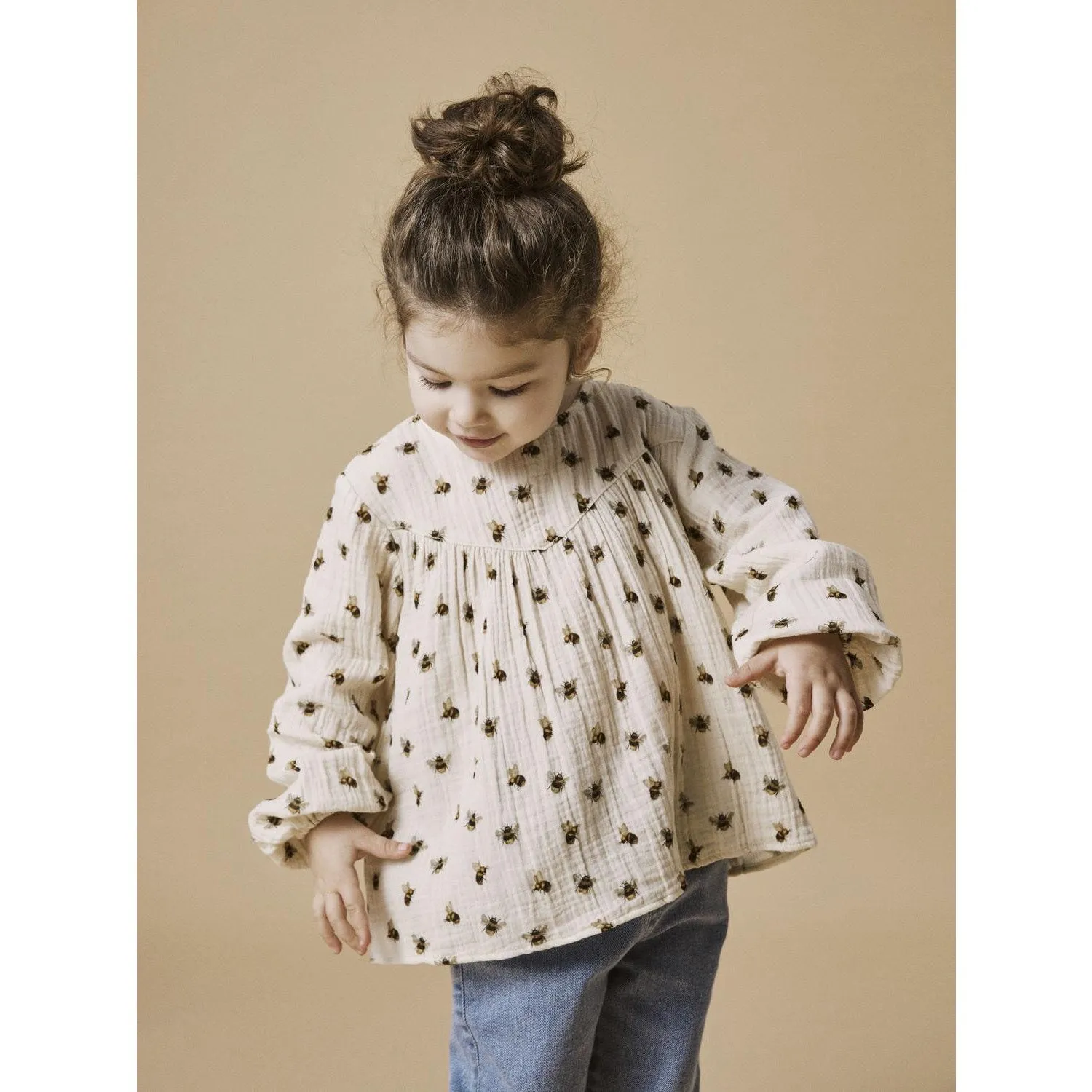 Lil'Atelier Turtledove Himli Loose Blouse