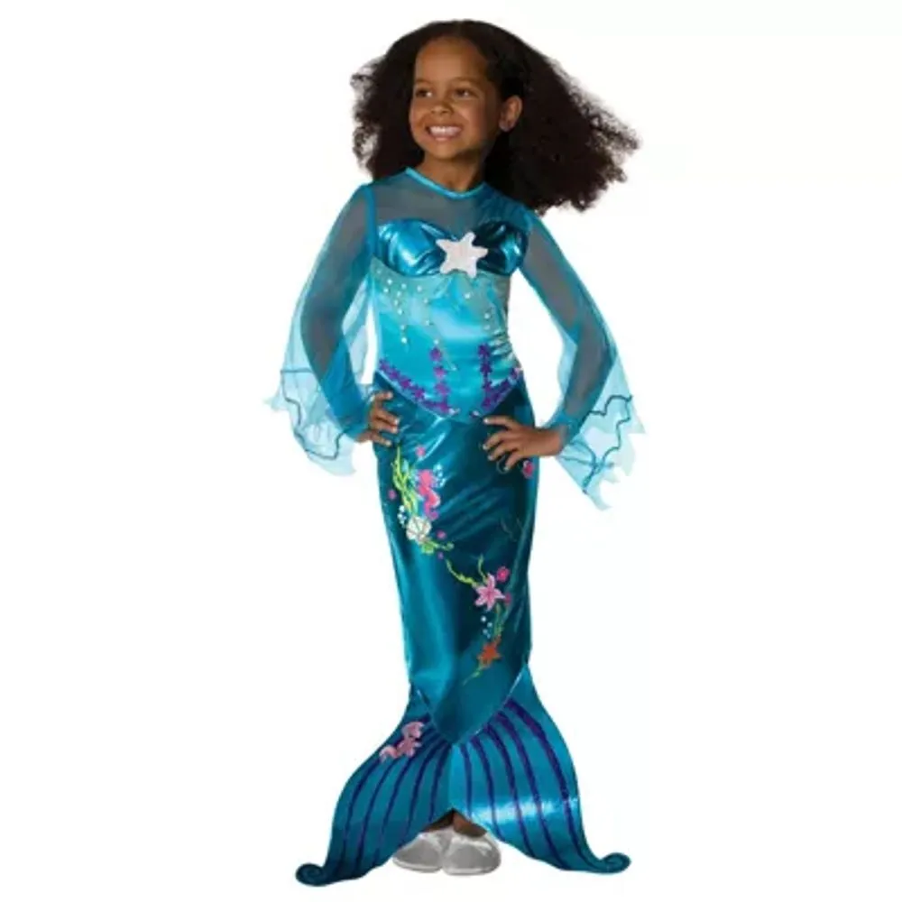 Little & Big  Girls Magical Mermaid Costume