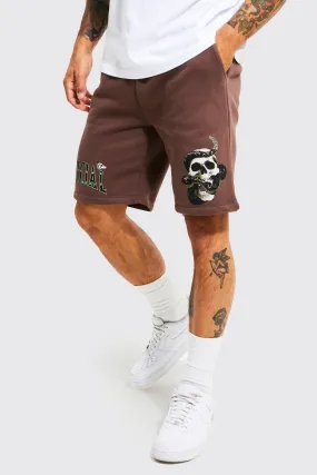 Loose Fit Official Graphic Shorts