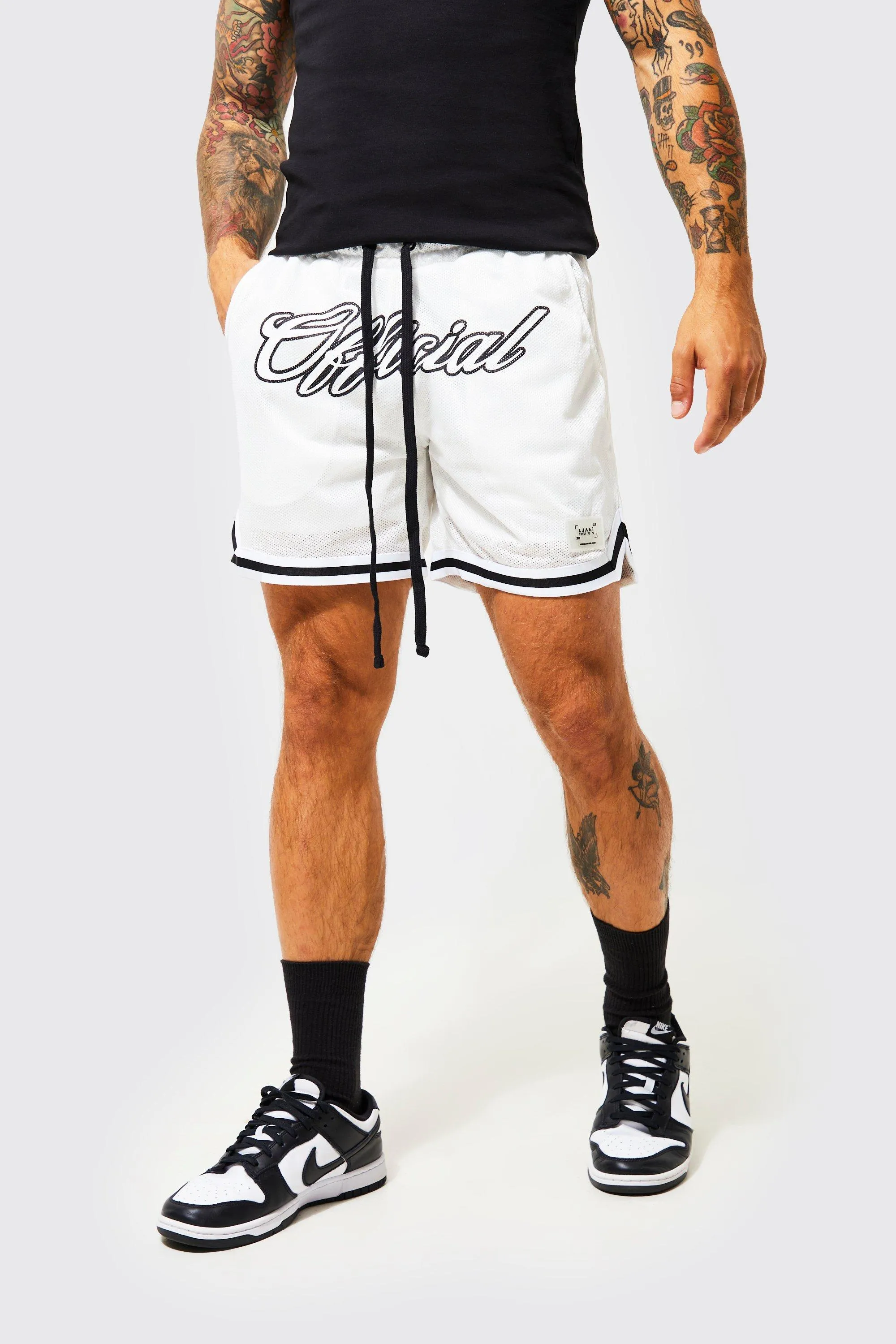 Loose Fit Official Mesh Basketball Short