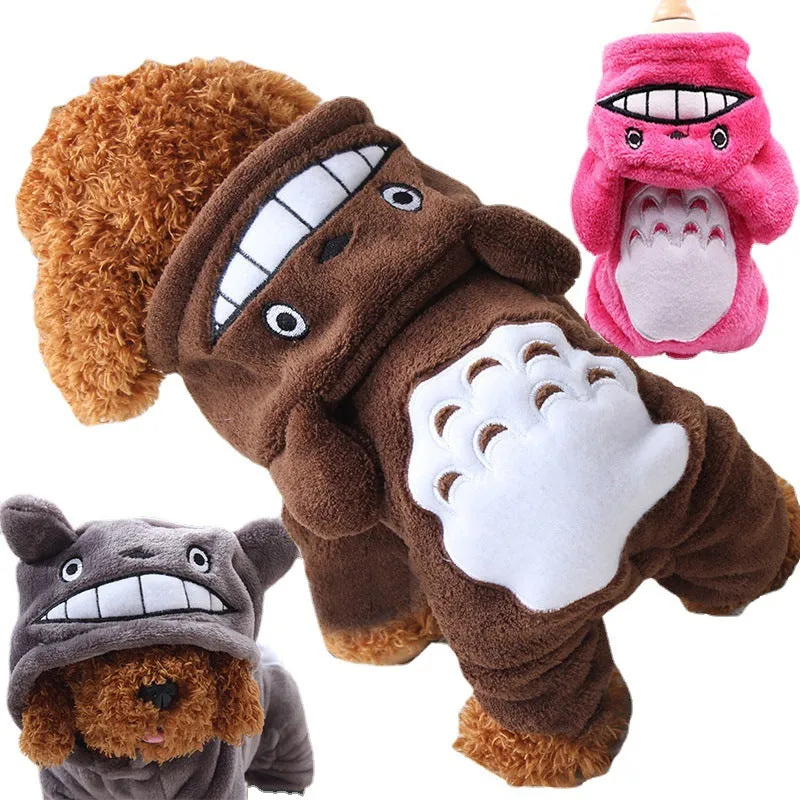 Lovely Warm Fleece Jumpsuit Dog Costume