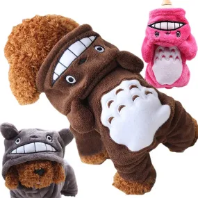 Lovely Warm Fleece Jumpsuit Dog Costume