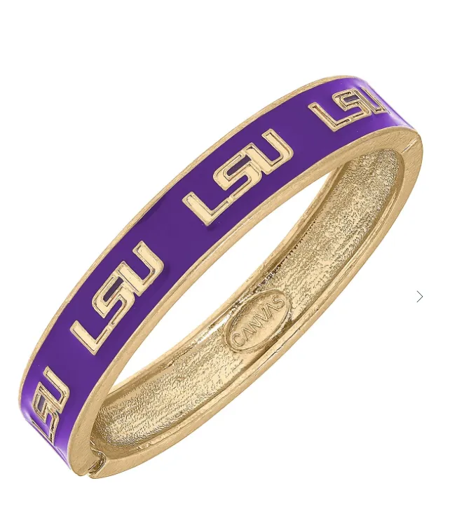 LSU Tigers Bracelet - Canvas Style