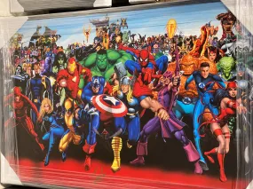 Marvel Verse Canvas. Signed by Stan Lee