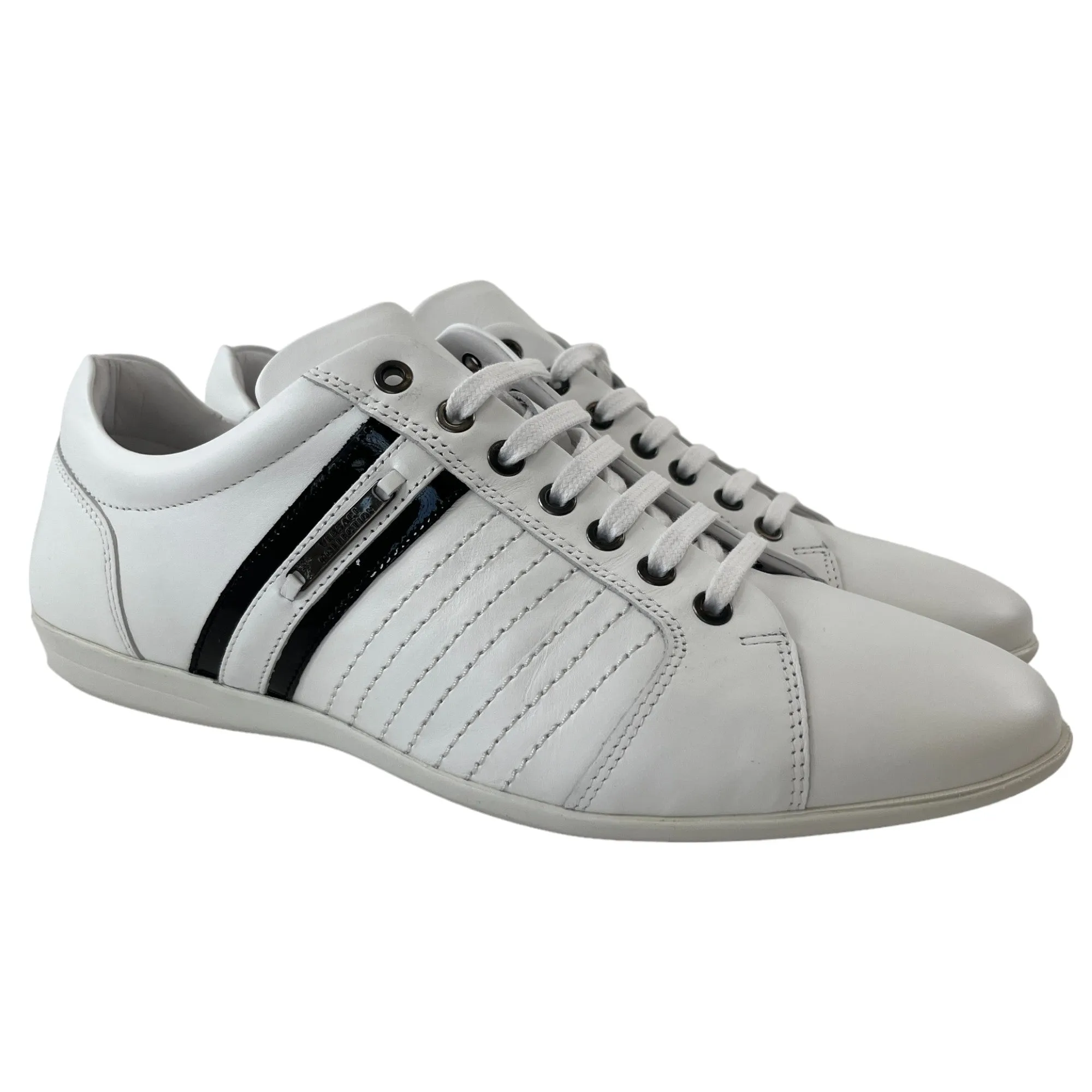 Men's Collection Low Trainers White Size EU 44 / UK 10