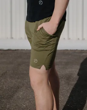 Mens OLIVE shorts