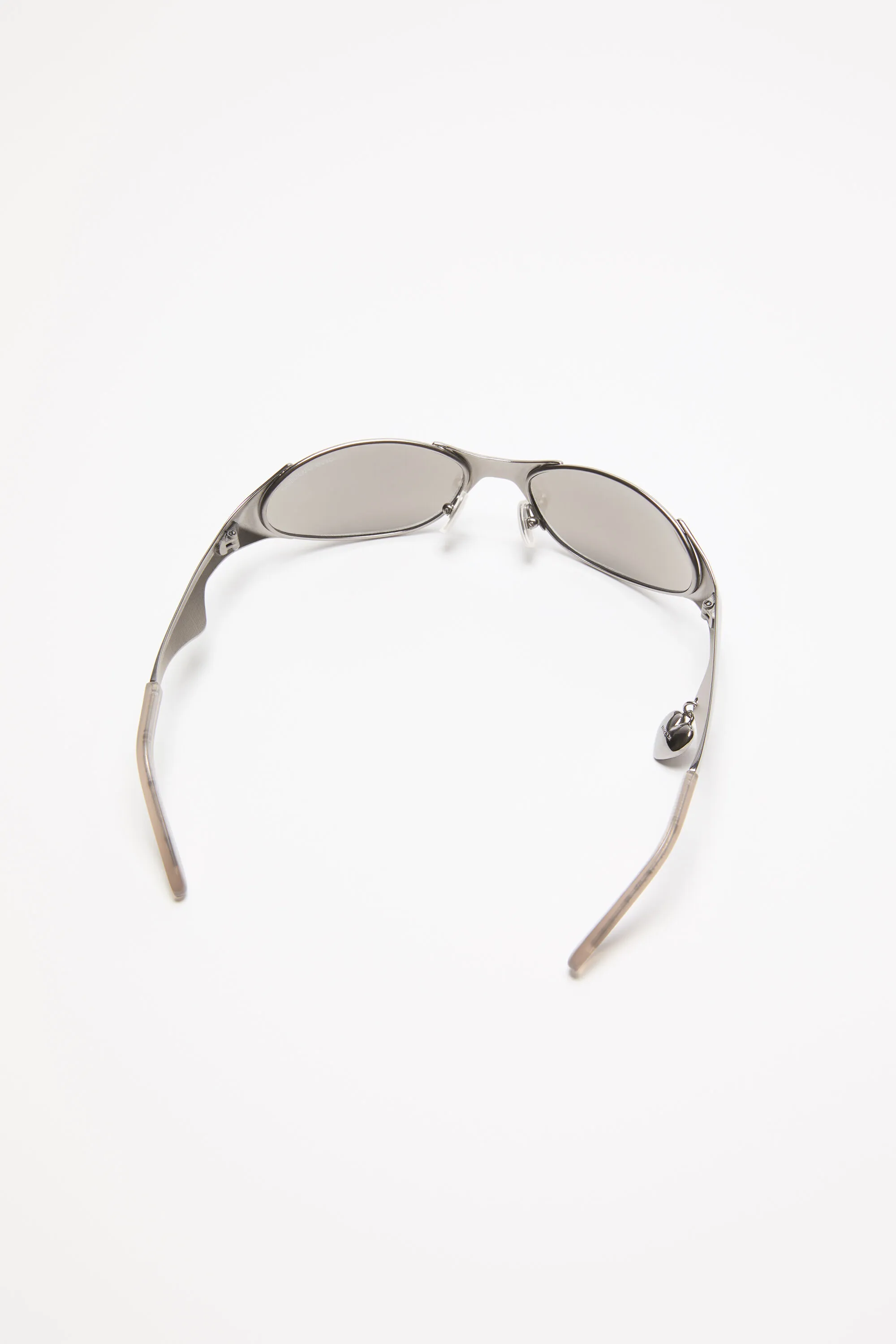 Metal frame charm sunglasses--Runway Show-