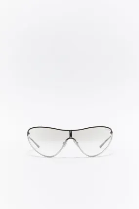 Metal frame sunglasses--Runway Show-