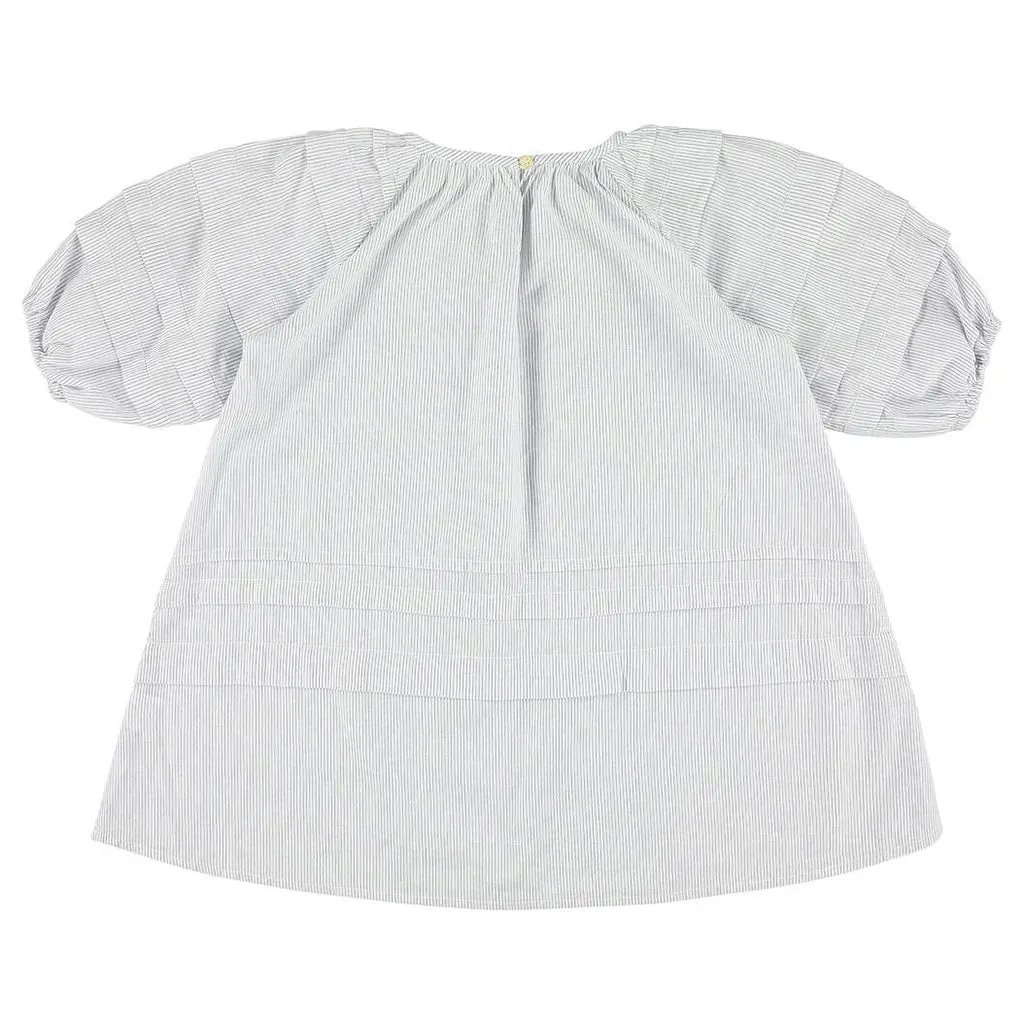 Morley Child Girl Ulani Dress Crush White Stripes