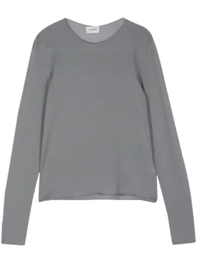 MRZ fine-ribbed jumper - Grey