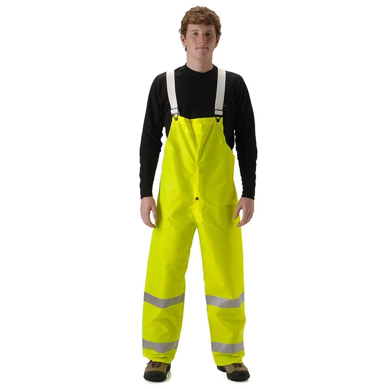 NASCO Class E Hi Vis WorkChoice Fly Front Waterproof Bib Trouser 501TFY221