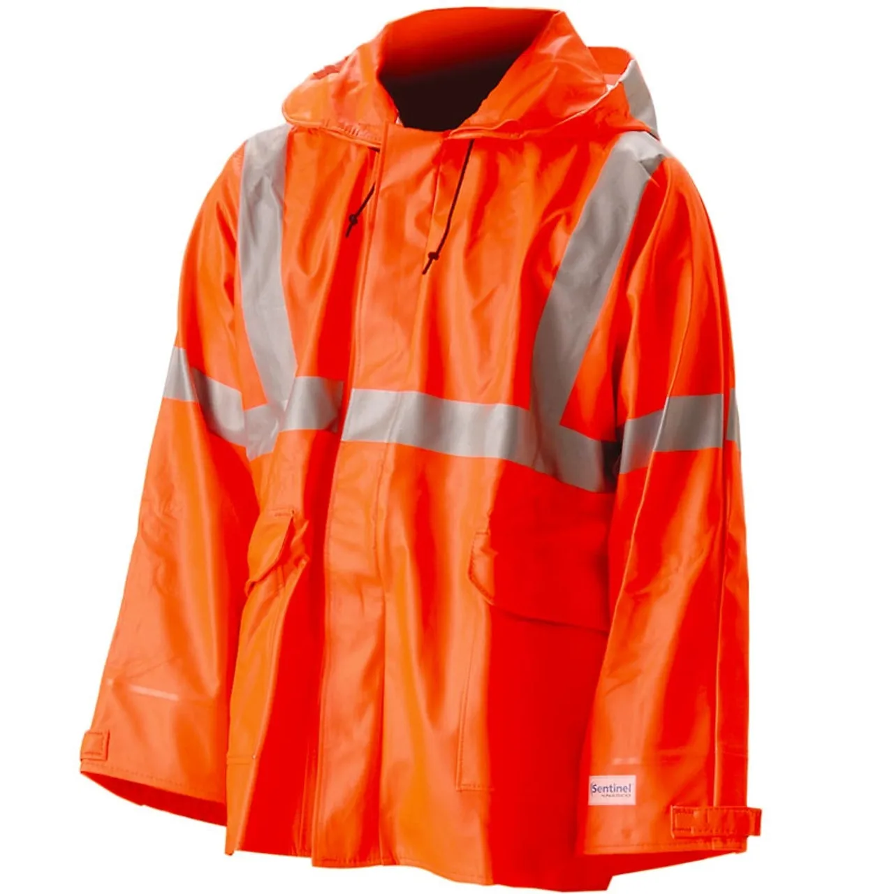 NASCO FR Class 3 Hi Vis Sentinel Arc Flame Resistant Made in USA Rain Jacket 4503JF