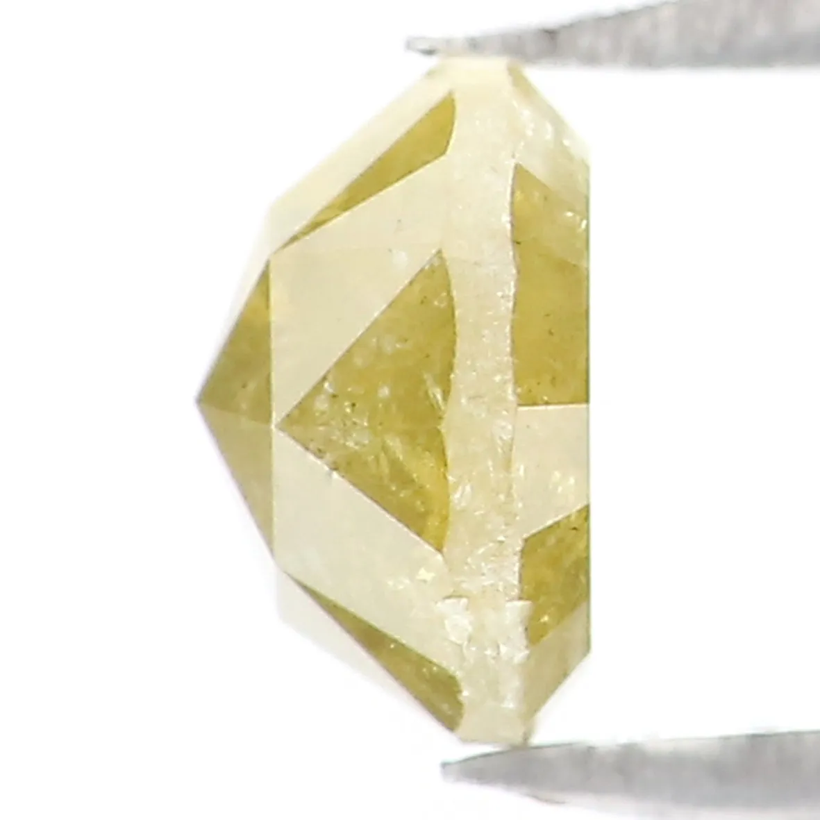 Natural Loose Rose Cut Yellow Color Diamond 0.70 CT 5.20 MM Round Rose Cut Shape Diamond L7810