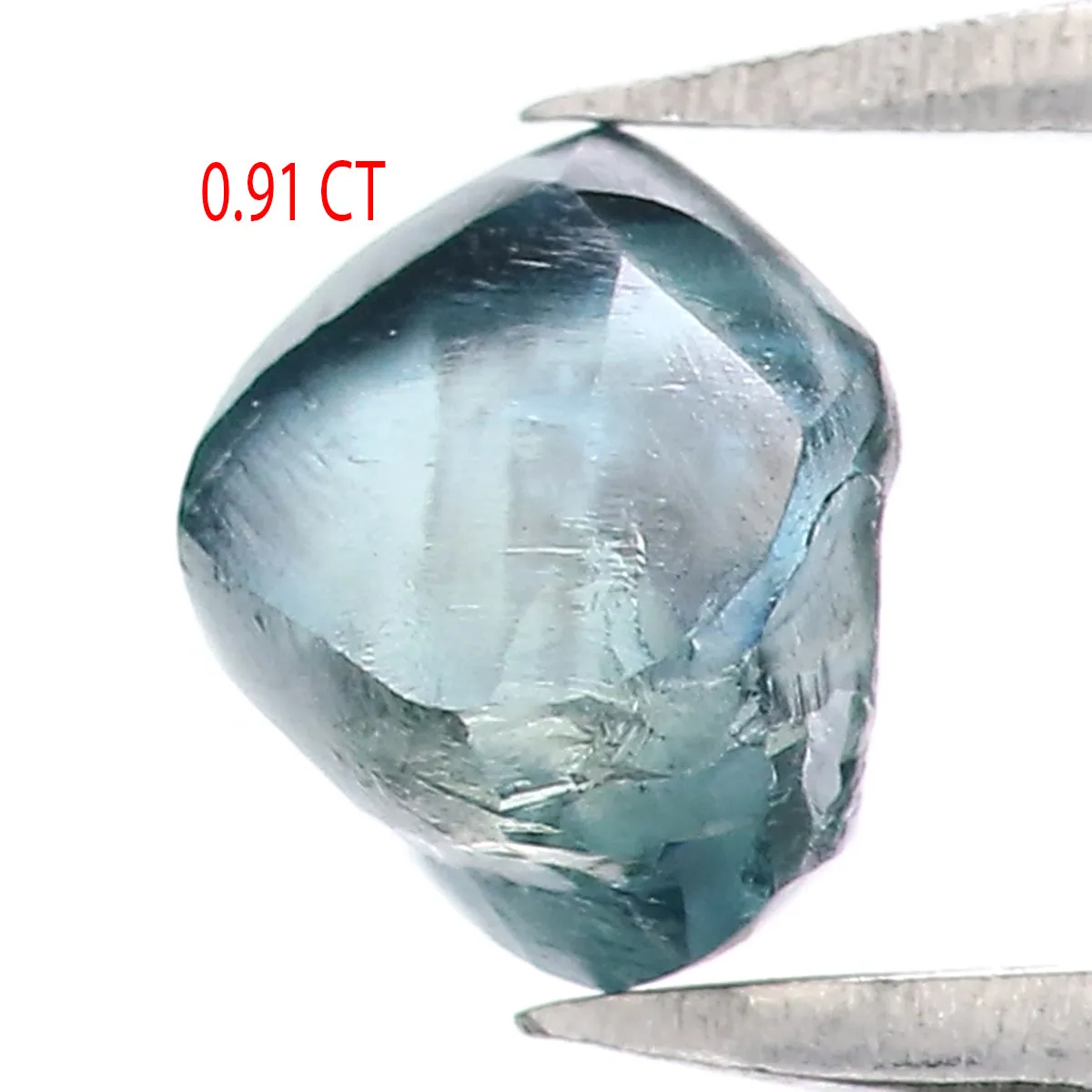 Natural Loose Rough Blue Color Diamond 0.91 CT 5.73 MM Rough Irregular Cut Diamond KDL2239