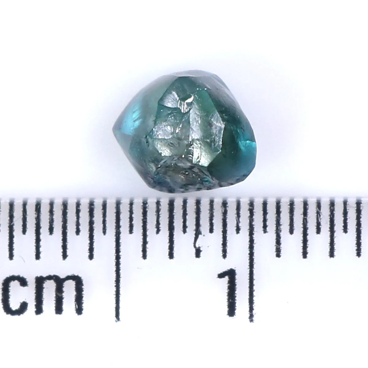 Natural Loose Rough Blue Color Diamond 0.91 CT 5.73 MM Rough Irregular Cut Diamond KDL2239