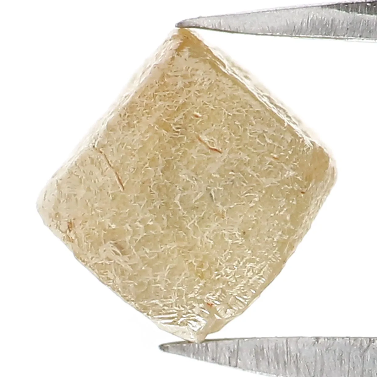 Natural Loose Rough Diamond Yellow Color 1.62 CT 5.00 MM Rough Irregular Cut Diamond L5205