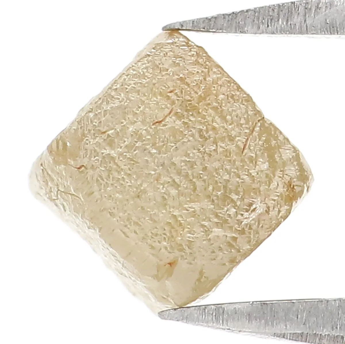 Natural Loose Rough Diamond Yellow Color 1.62 CT 5.00 MM Rough Irregular Cut Diamond L5205